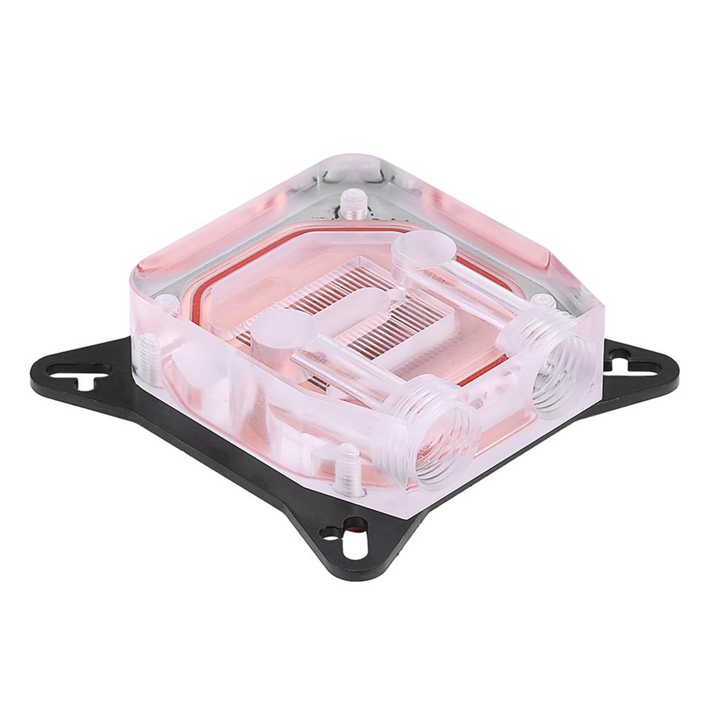 Computer GPU Water Cooler Cooling Block Copper Base POM Cover with Waterway
