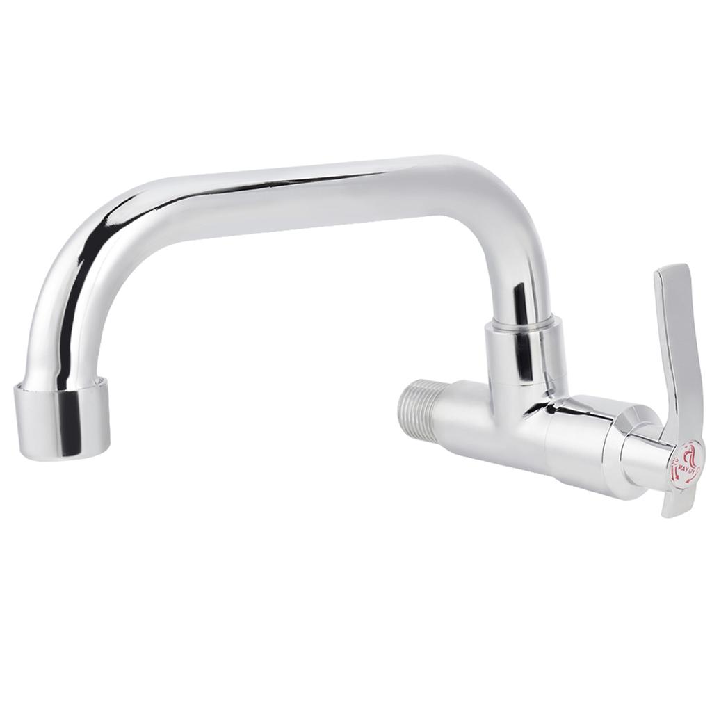 G1/2in Wall Mounted Single Cold Water Tap Sink Water Faucet for Home Kitchen Use