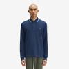 Fred Perry [M3636] Long Sleeve Twin Tip Fred Perry Shirt - Dark Air Force/Light Ice/Bayleaf Afpm2533636-Z47