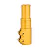 Bicycle Mountain Bike Handlebar Fork Stem Riser Rise Up Extender Extension Adaptor Parts (Gold)