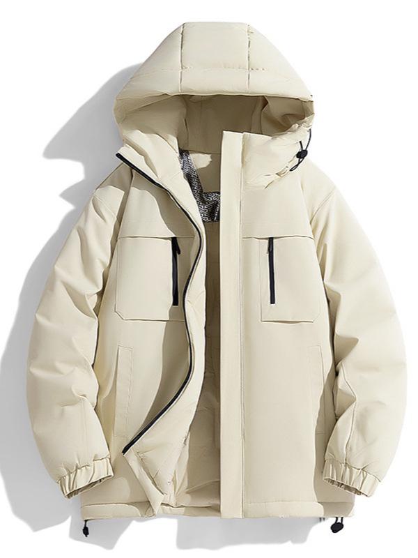 Winter Cotton Jackets: Windproof, Waterproof, Thickened, Warm for Men, Women, Couples - Ideal for Outdoor Mountaineering.