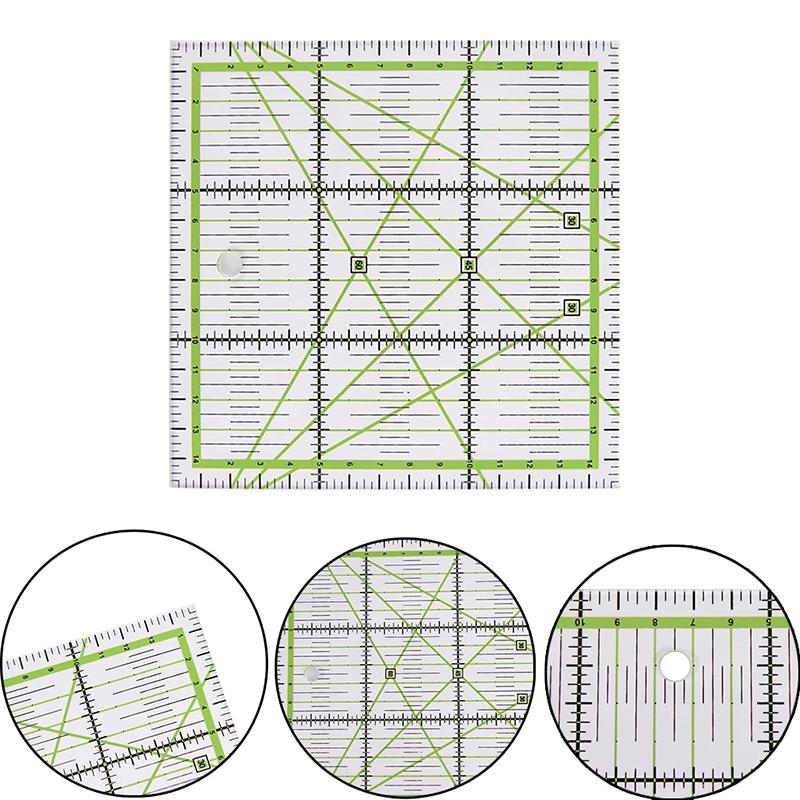 15*15 Cm Quilting Sewing Patchwork Ruler Home Art Cutting Tool Tailor Craft Diy