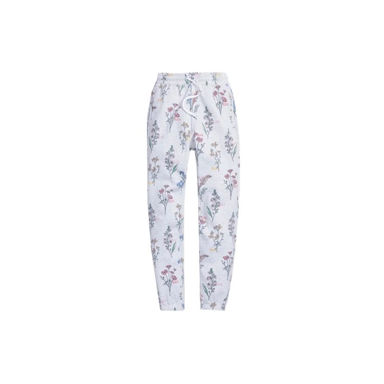 

Kith Botanical Floral Williams I Sweatpant Light Heather Unisex Bottoms Grey KH6516-002 XL