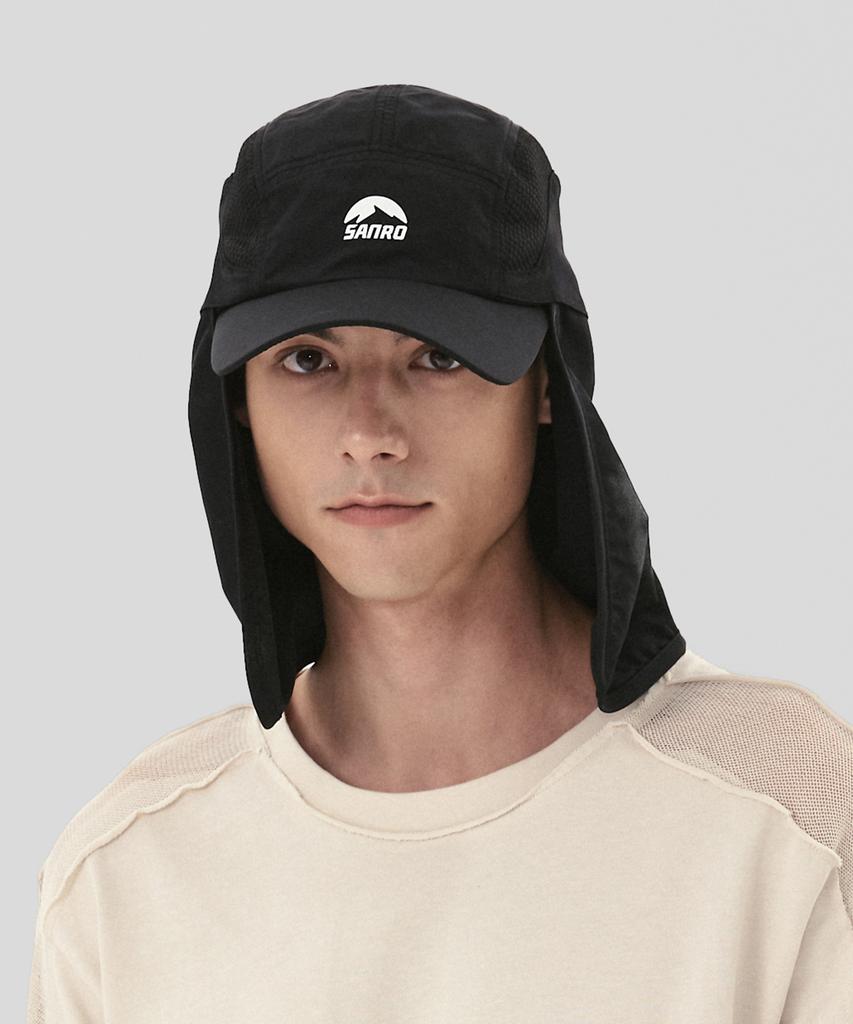 Sanlo [Unisex] Sunshade Nylon Ball Cap - Black
