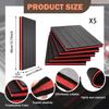 5 Pieces Tool Box Foam Inserts Sheets Shockproof Hard Case Storage for Cabinets