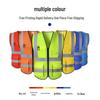 LED Reflective Safety Vest for Construction, Sanitation, and Night Riding