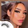 100D Single Tuft Eyelash Extension Set, Fluffy And Dense Photogenic Diy Self-Grafting Imitation Mink False Eyelashes