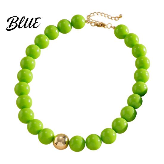 Ladies Bracelet Beaded Jewelry for Women Acrylic Big Beads Choker