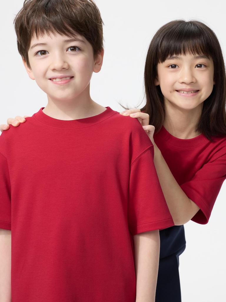 Uniqlo Kids Airism CoTTon Crewneck T