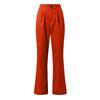 Women's Spring Summer Autumn Solid Color Suit Pants Elastic Waist Casual Pants