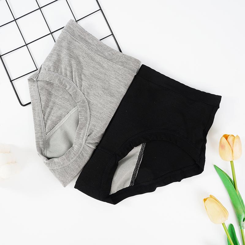 Damen Periodenunterwäsche Unterwäsche Physiologische Hose Baumwolle Nahtlose Slips Auslaufsicher Menstruell