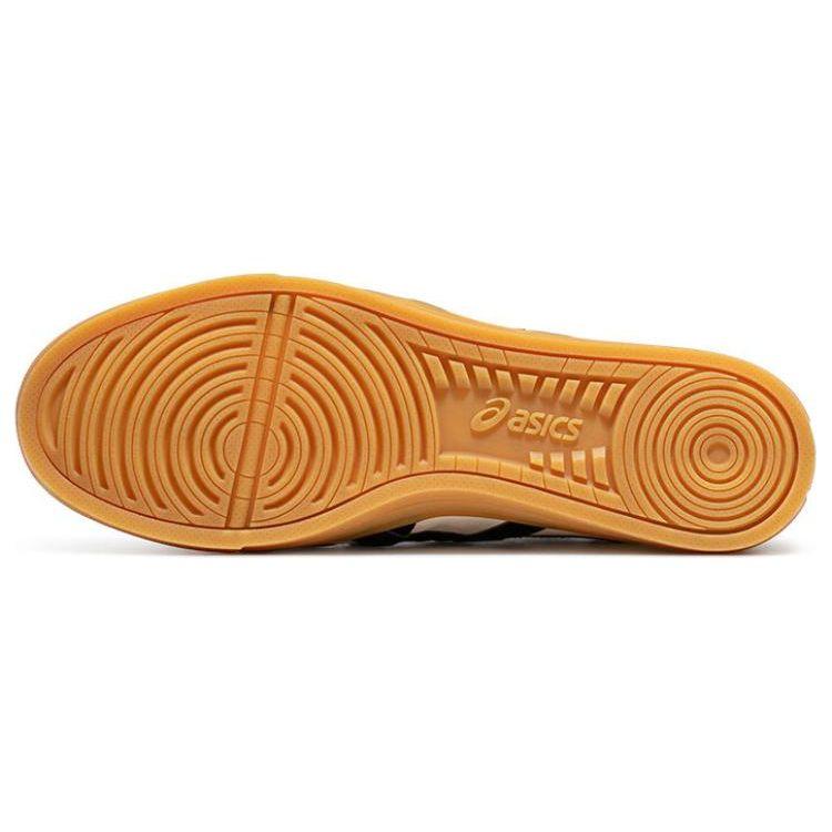 Asics Aaron Comfortable Versatile Low-Top Skate Shoes Unisex Sneakers Off-White Black 1203A556-750