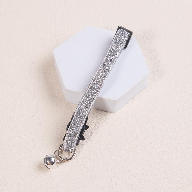 1PC Reflective Breakaway Cat Collar Safety Elastic Adjustable Neck Strap With Bell For Kitten Puppy Pet Leash Accessories