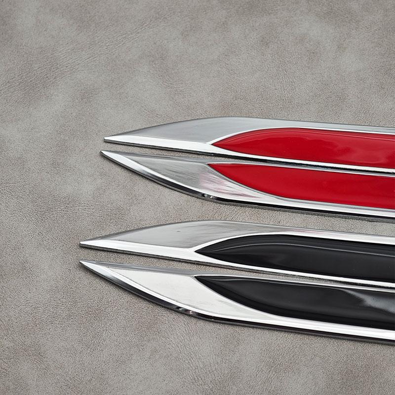 2026 New For VOLKSWAGEN VW 2pcs Metal Logo R Emblem Car Fender Side Badge For Volkswagen VW Passat Polo Golf 4 5 6 7 Jetta Tigua