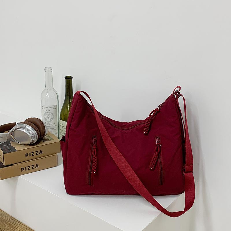Tote Bag Large Capacity Student Spring Versatile Casual Crossbody Bag Women Trendy Dumpling Bag