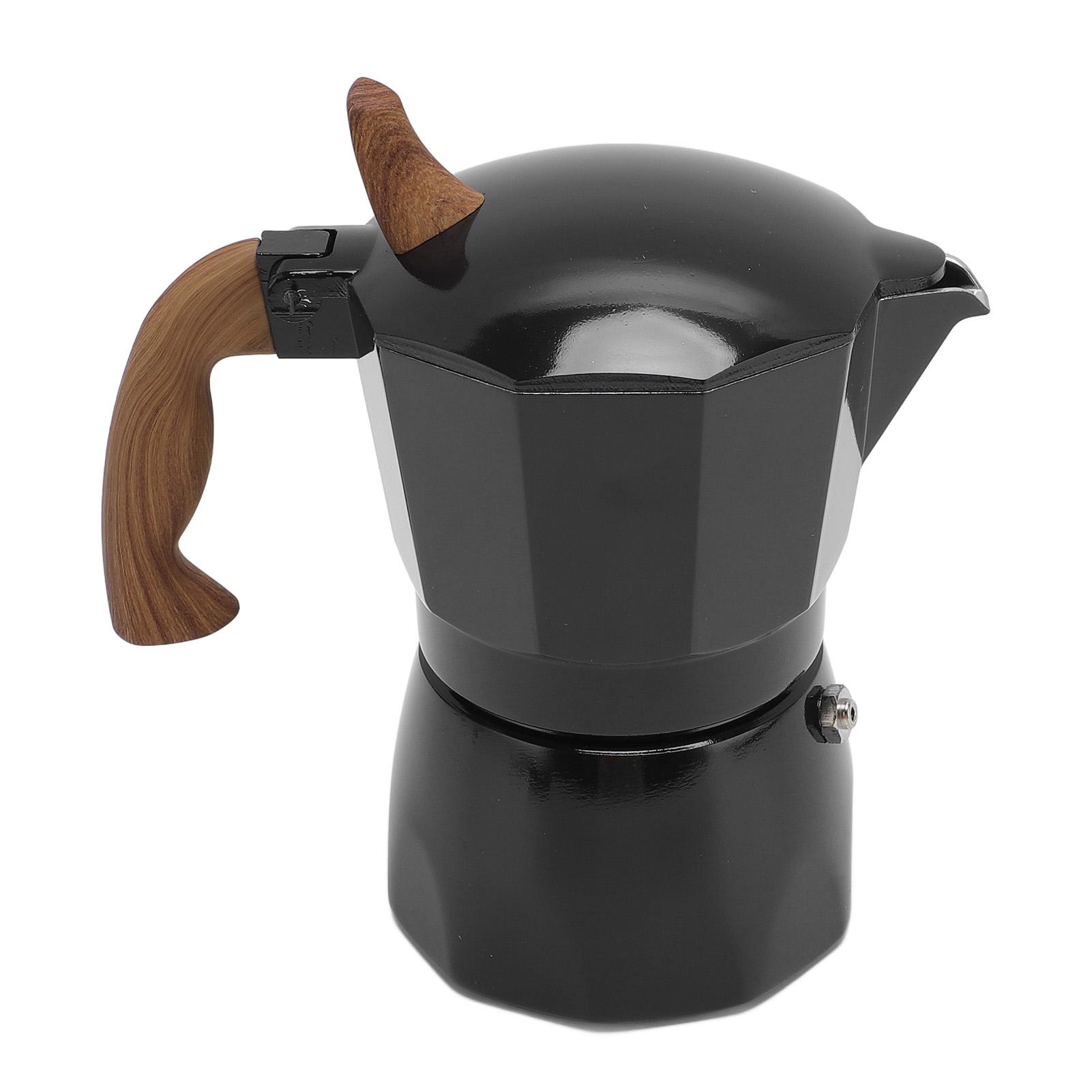 

Мока Кавник 80мл Дизайн з подвійним клапаном Високоефективна екстракція Кавник для плити для вулиці