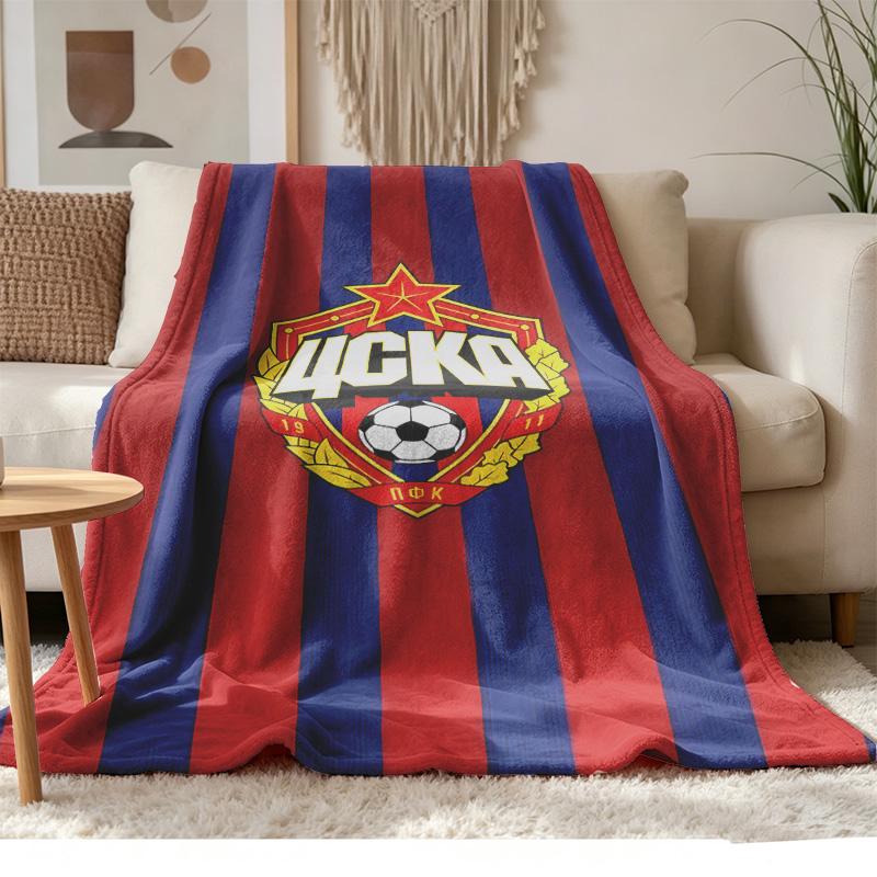 CSKA Moscow Soft and comfortable flannel Suitable for sofas living rooms outdoor camping travel and also makes a great anniversary gif