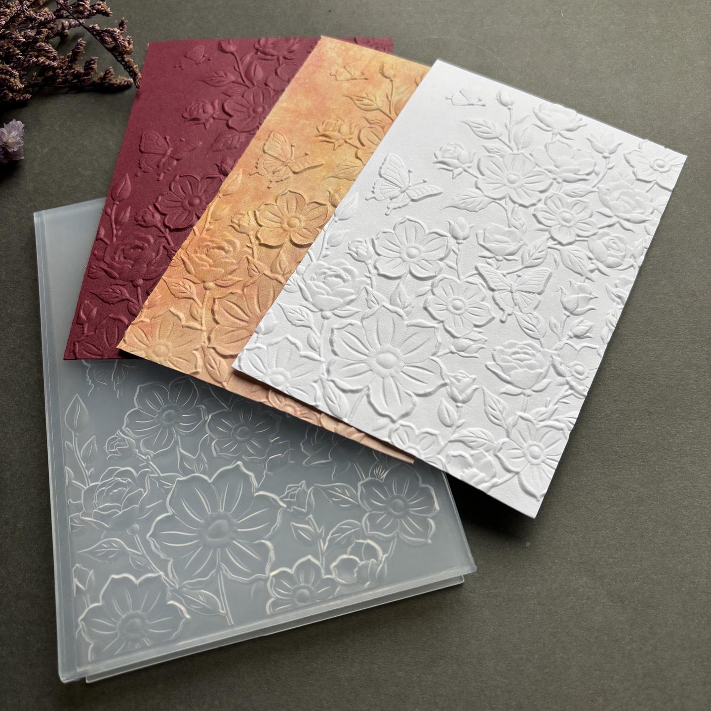3D Embossing Mold: Concave-Convex Texture Template for Background Relief
