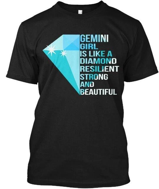 Gemini Girl Is Like A Diamond TTshirt Made in the USA Size S to 5XL 2XL