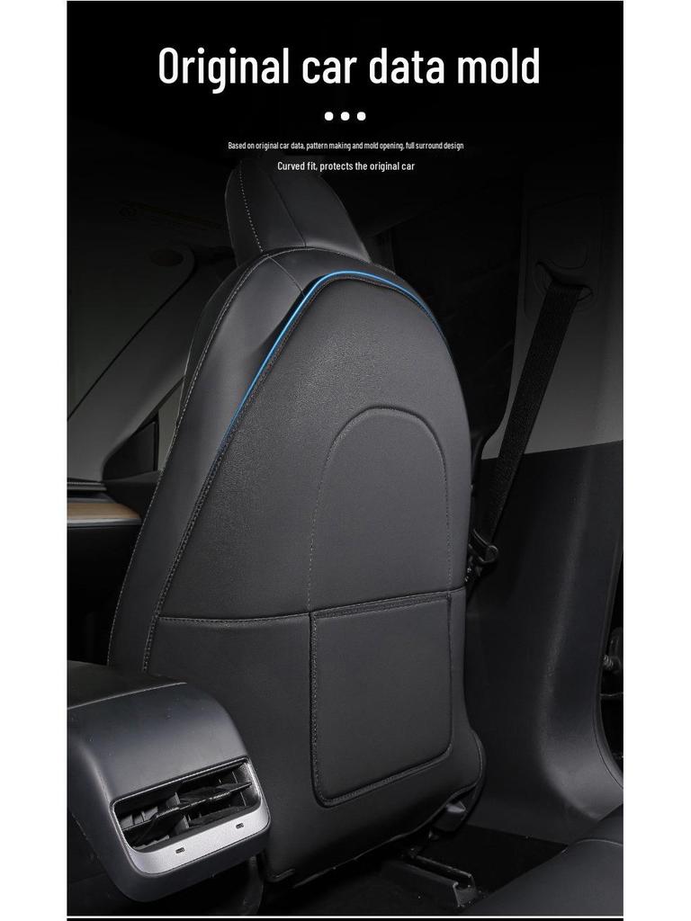 Tesla Model 3/Y Rear Seat Kick Mat Protector