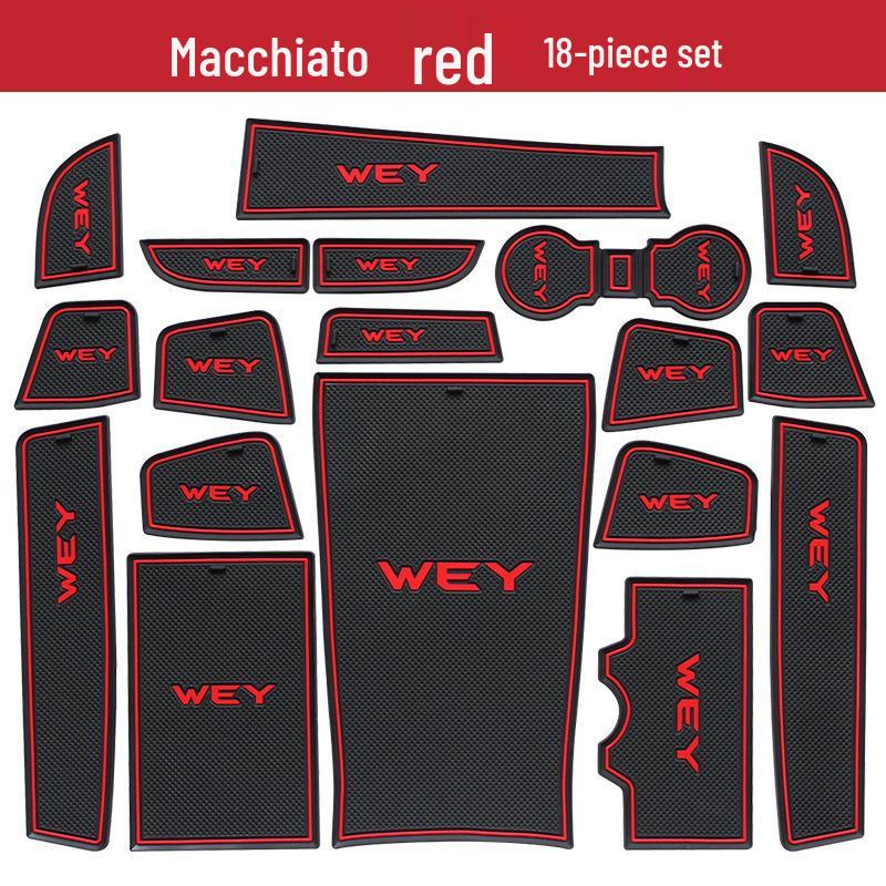 Wey Macchiato Car Door Slot & Cup Holder Mat - Interior Accessories
