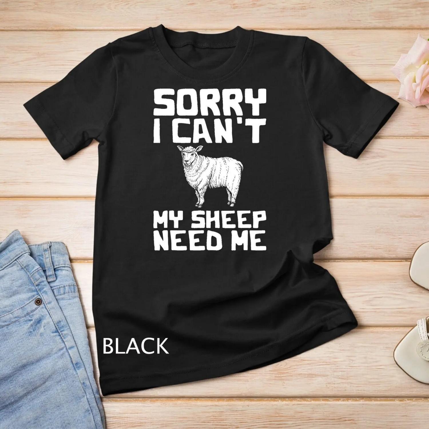 

Funny My Sheep Need Me For Farmers and Lovers T Shirt XXXXXL чорний