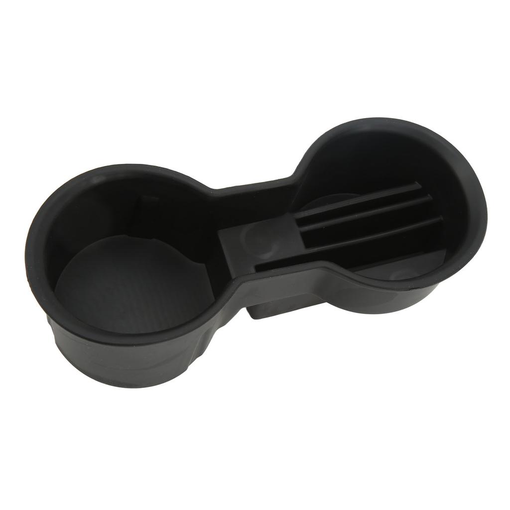 Center Console Cup Holder TPE Panel Frame Storage Cup Holder Replacement for Tesla Model 3 Model Y