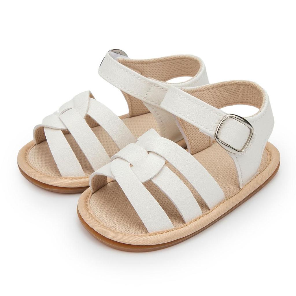 New Baby Sandals: Breathable Soft Rubber Sole, Velcro Closures for Boys & Girls