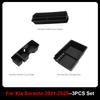 For Kia Sorento -2025 Center Console Water Cup Holder Center Console Armrest Storage Organizer Tidying Storage Box Accessory