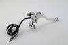 KITACO Right Lever Holder Set Holder Monkey Silver & (Short/Mirror Included) Etc. 525-0701101