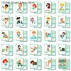 50Pcs/Set Early Education Educational Toys Cognition Learning Card Funny Memory Flash Cards For Children Kids