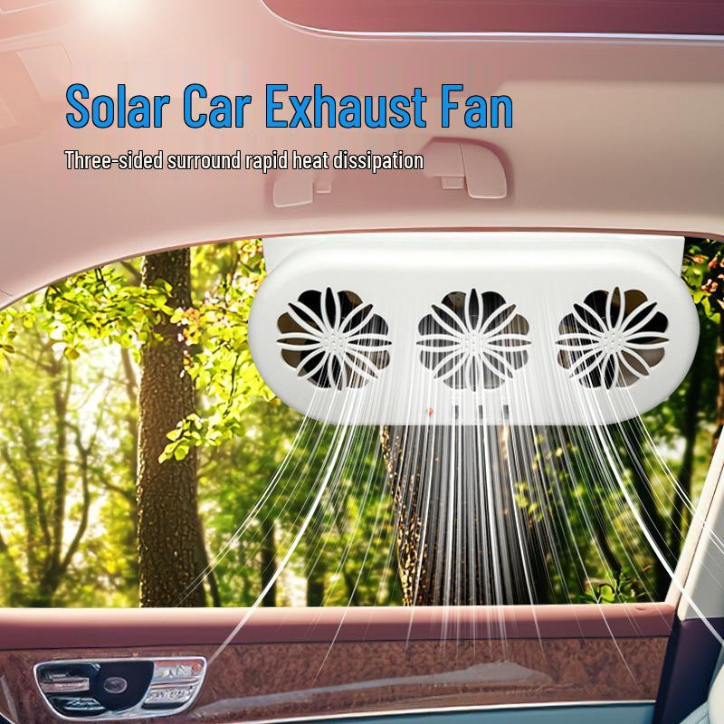 Solar Car Ventilation and Cooling Exhaust Fan