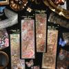 InFeel.Me PET Stickers: Wild Starry Seas Series with Hot Stamping Clock Chain Journal Decoration.