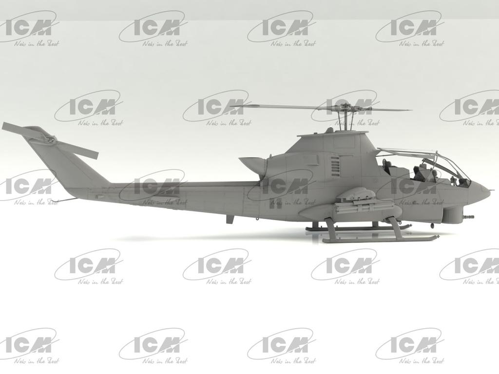 ICM Maßstab US Army Cobra mit Vietnamkrieg US Helikopterpilot Plastikmodellbausatz 32062 1/32 AH-1G