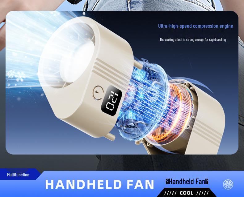 Portable Multifunctional USB Wrist and Waist Fan for Students and Outdoor Use