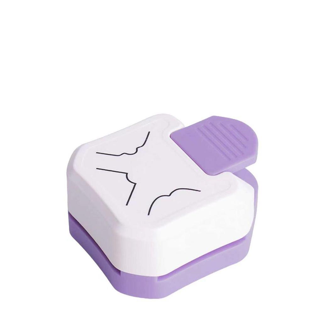 Three-in-One Multi-Angle Corner Trimmer: Flower, Flat, Round Cutter for Cards and Paper