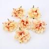 5Pcs Artificial Flowers 7.5cm Fake Flowers Heads for Home Room Dceor Garden Wedding Marriage Decoration Garland Gifts Accessory