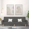 VidaXL 2-seater Sofa Bed Dark Grey Fabric 375853