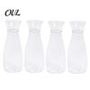 Trendy Flower Container Clear Bud Vase, Plastic Transparent Modern Vase Table Centerpiece for Home Party Wedding Decor Minimalist