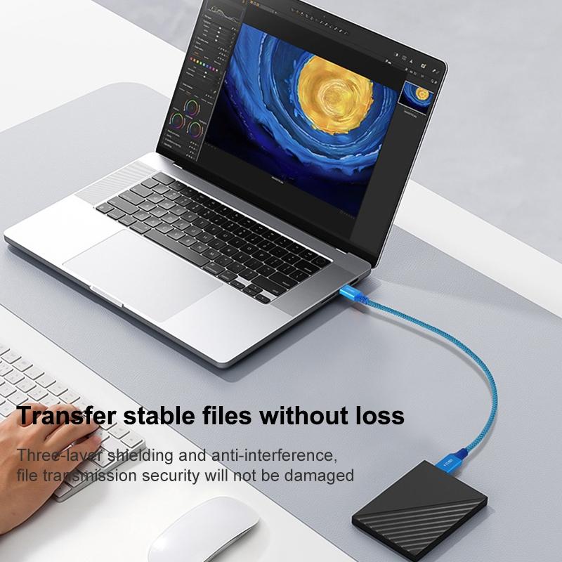 3m USB 3.0 Male to Male 3A Data Wire for Printer/Hard Disk Box/Set-Top Box Extension Cable