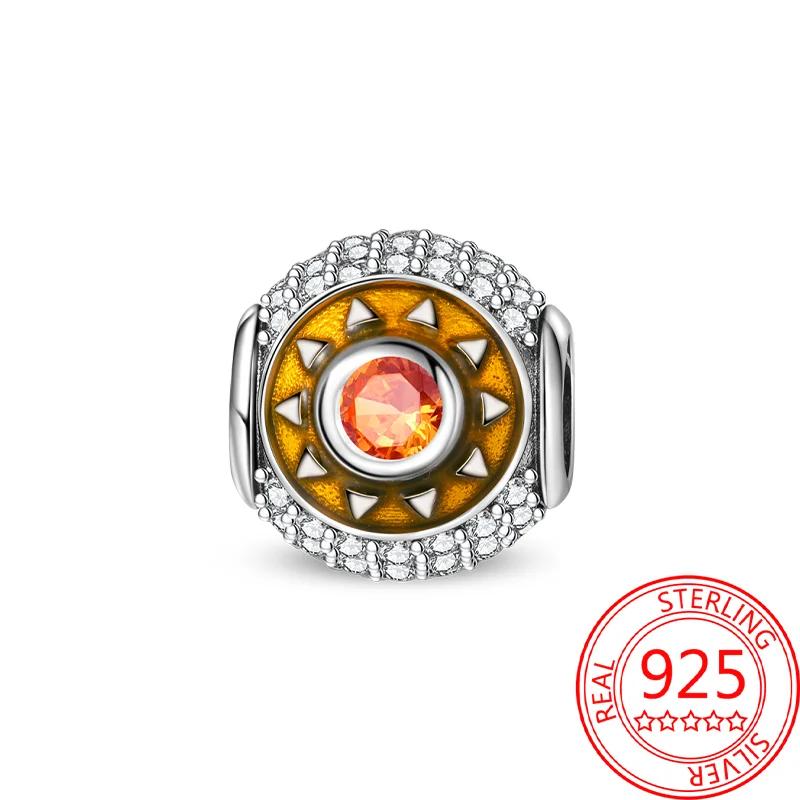 Copper Mr. Pirate & Treasure & Gold Coin & Turtle Beach Fruit Shell Blue Beads Fit Original Bracelet Diy Fine Jewelry Gift