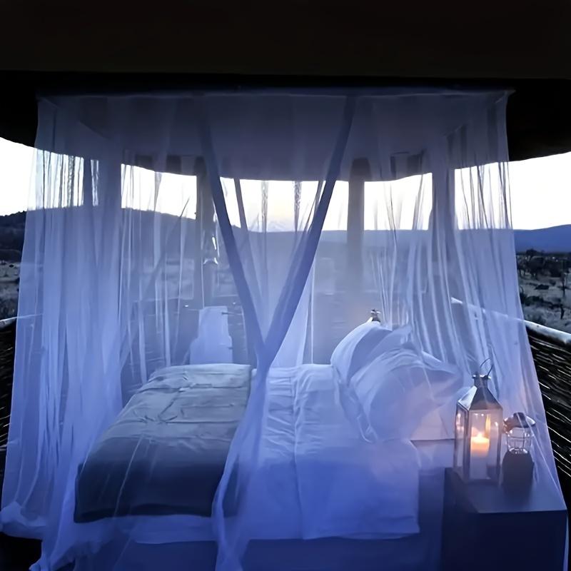 Extra Large Camping Mosquito Net, Durable Polyester Canopy Mesh for Bed & Outdoor Use, Non-Waterproof, All-Season Protection