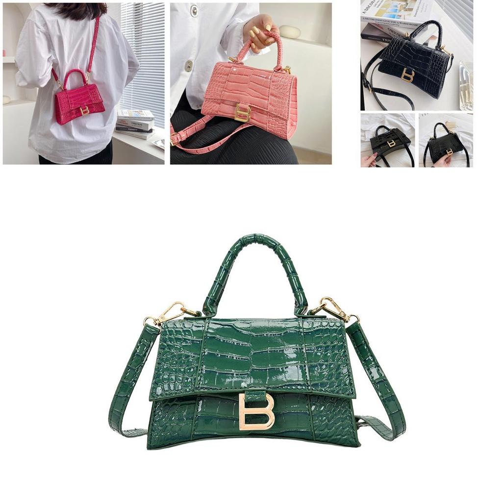 Stylish Alligator Pu Leather Shoulder Bag For Women Fashionable And Durable Tote Messenger For Daily Use