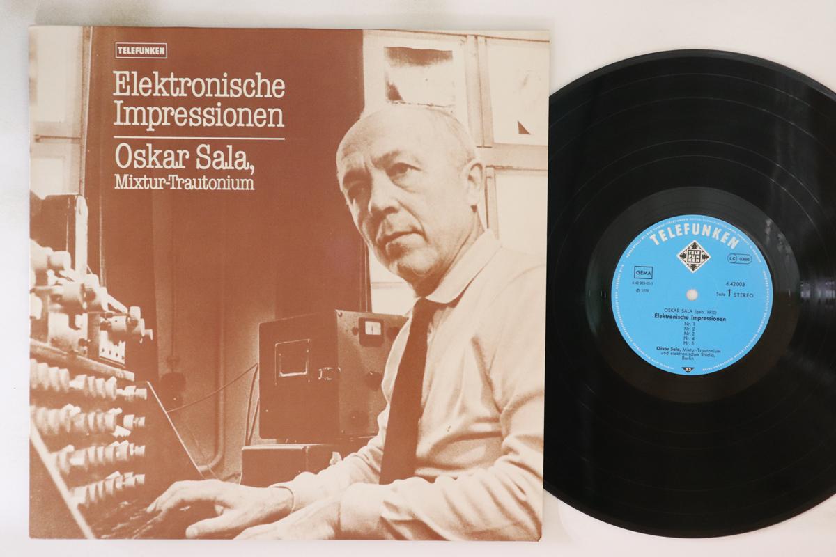 

LP Record OSKAR SALA Elektronische Impressionen 642003 TELEFUNKEN 1979 Germany Classical Used