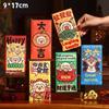 6Pcs Cute Goat Year Red Envelopes For 2027 New Year Spring Festival Red Packet Cartoon Sheep Pattern Lucky Money Packets
