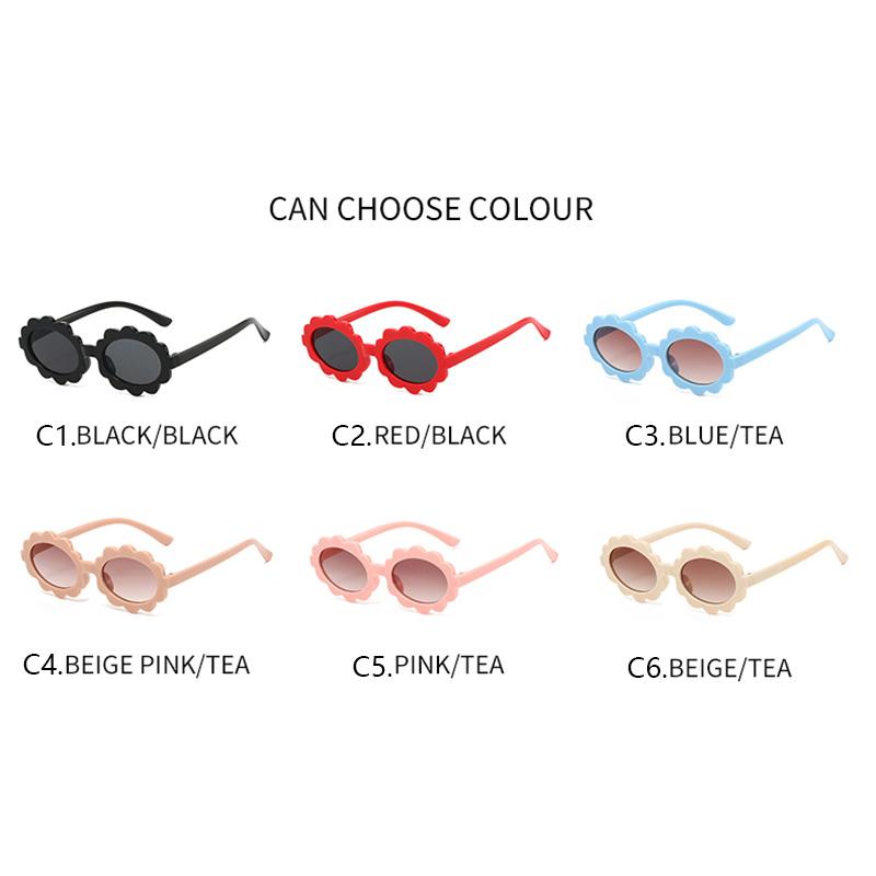 Latest Kids Sunglasses Flower Round Shape Sun Glasses Cute Stylish Perform Boys Girls Glasses Party Stylish Children Sunglasses UV400 Protection