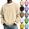 Men's Long Sleeve Neck Sweatshirt Pullover for Casual Wear