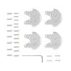 4pcs Motor Protection Cover Reinforce Base for DJI Phantom 2 3 Standard/ Professional /Advanced Drone Accessories