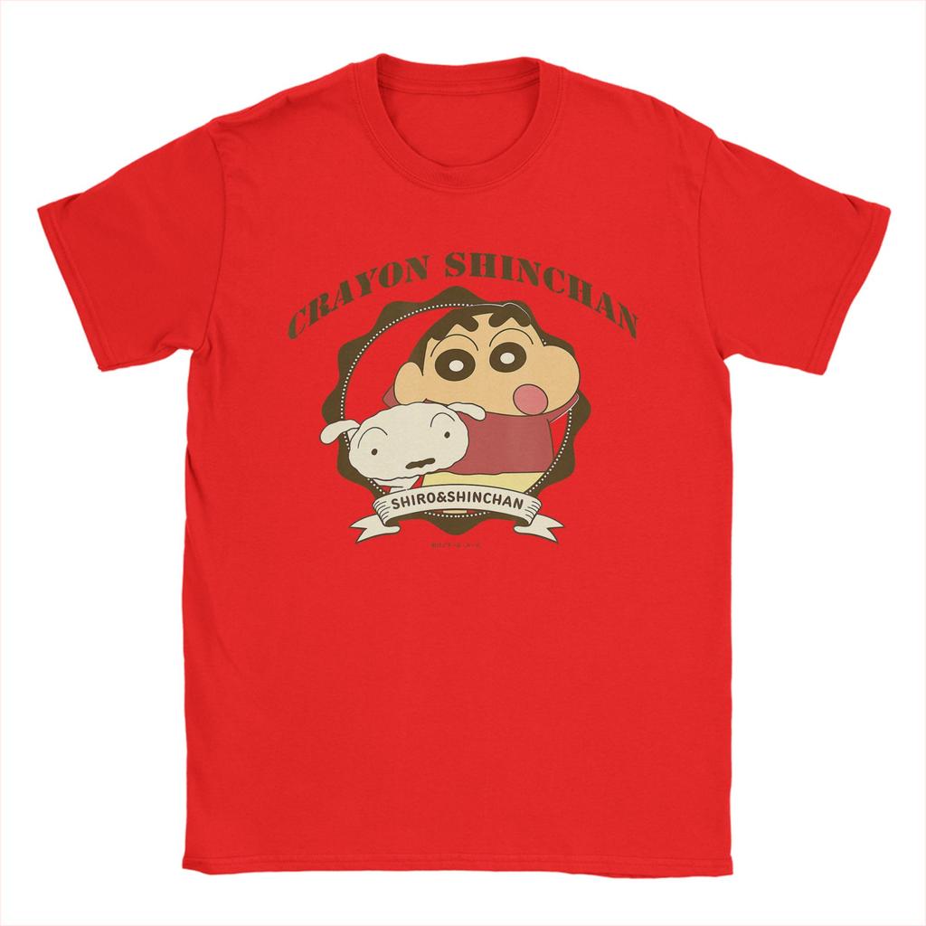 Unisex Unisexs Crayon Shinchan Chocobi Snack Logo T Shirt Cotton Clothing Fun Short Sleeve Tee Shirt Big Size Tshirt