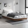 VidaXL Bed Frames Brown Oak 100x200 Cm Engineered Wood 832268